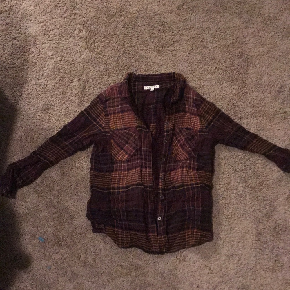 3/4 Sleeve Flannel